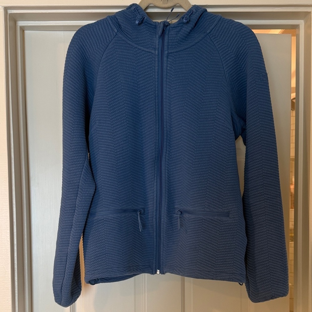 Helly Hansen Blue Pullover Hoodie with Branded Neck Label
